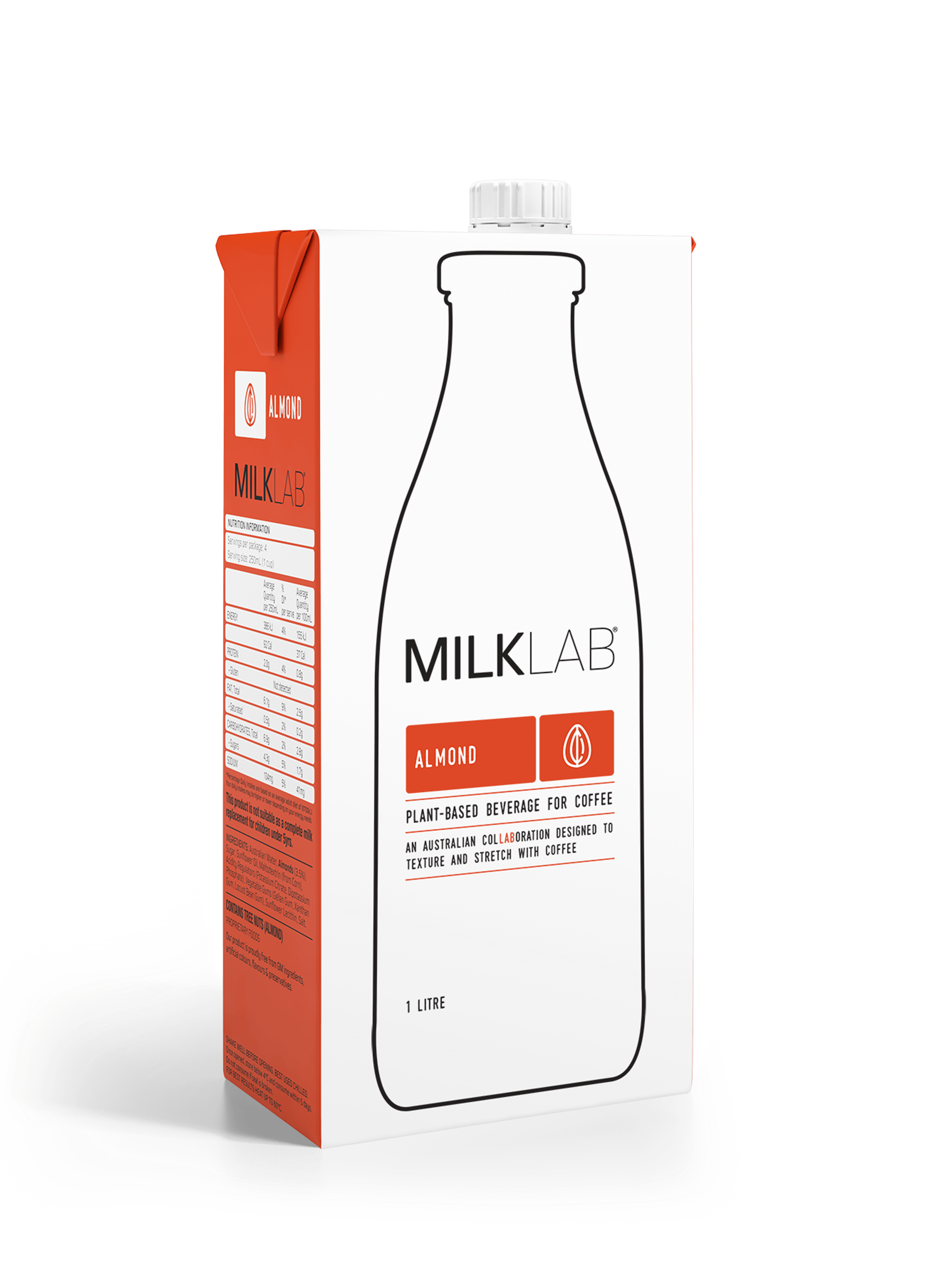 MILKLAB ALMOND 1L Angle